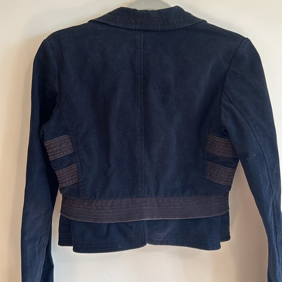 Vintage Ralph Lauren Band Jacket Military Small Navy blue - Picture 7 of 7